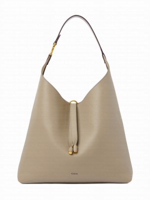 Chloe Marcie Hobo Bag Gray