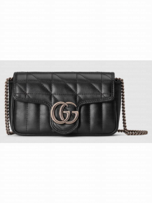 Gucci GG Marmont super mini bag 476433 black