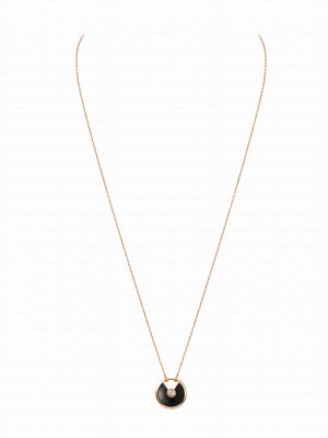 Cartier Women's Amulette De Cartier Necklace, Small Model Black