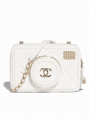 Chanel Camera Bag AS4817 White