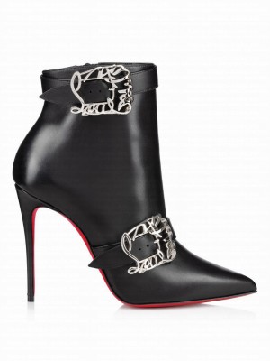 Christian Louboutin Women's Giddylina Booty 100 MM Black