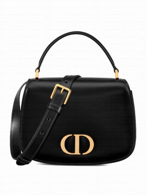 Christian Dior Medium 30 Montaigne Avenue Top Handle Bag Black