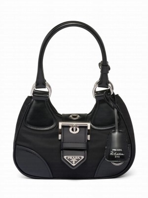 Prada Moon Re-Nylon And Leather Bag 1BA381