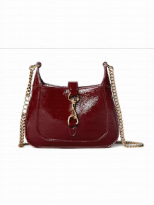 GUCCI JACKIE NOTTE MINI BAG 782889 Rosso Ancora patent leather