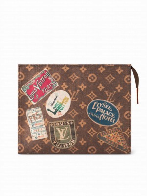 Louis Vuitton Toilet Pouch M83487 Brown