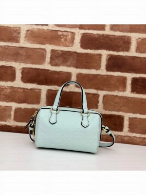 Gucci GG SUPER MINI TOP HANDLE BAG 790130 Light green