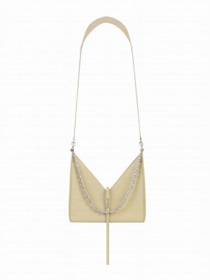 Givenchy Small CUT-OUT Chain Handbag Cream