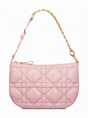 Christian Dior Mini Dior Caro Tulip Bag Pink