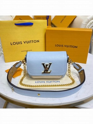 Louis Vuitton LOCKME TENDER M58554 light blue