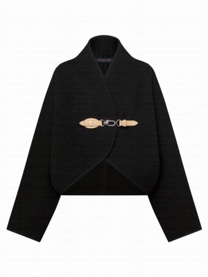 Louis Vuitton Women's Utility Clip Cardigan Black