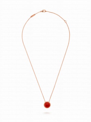 Van Cleef & Arpels Perlee Couleurs Pendant Red