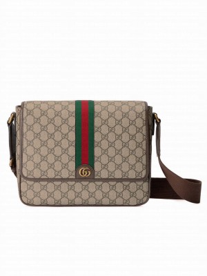 Gucci Ophidia Medium Messenger Bag 761741 Dark Coffee