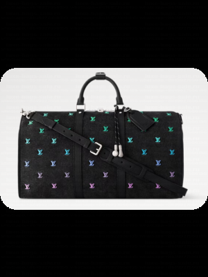 Louis Vuitton Keepall Bandouliere 50 M13966 Gradient Blue