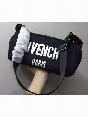 Givenchy Nylon Bum Bag 9626 Black/White Logo