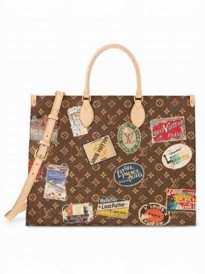 Louis Vuitton OnTheGo Voyage M47147 Brown