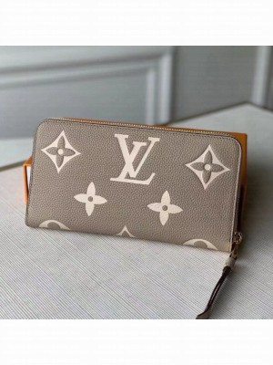 Louis Vuitton Zippy Wallet in Giant Monogram Leather M69794 Grey 2021 Collection
