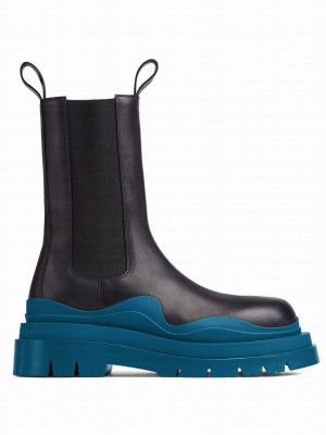 Bottega Veneta Unisex Tire Chelsea Boot Blue