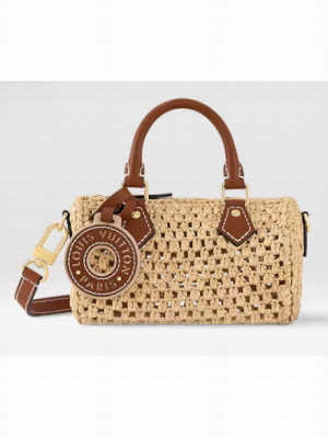Louis Vuitton Nano Speedy M83525 Natural & Tan