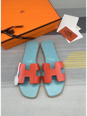 Hermes Oran Suede Flat Slide Sandals 136 2022 Collection