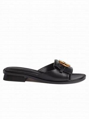Hermes Women's Isle Sandal Black