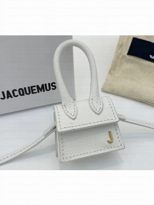 Jacquemus Leather Le Petit Chiquito Bag White