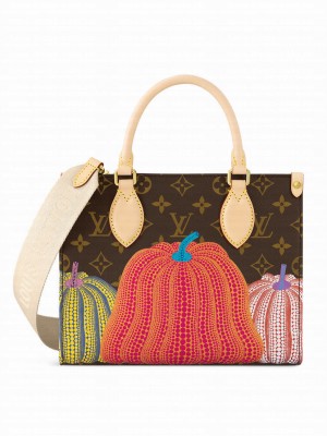 Louis Vuitton LV x YK OnTheGo PM M46467 Brown