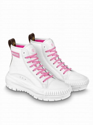 Louis Vuitton Women's LV Squad Trainer Boots 1A940C Pink