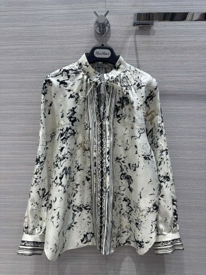 MaxMara printed silk shirt 02