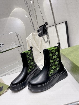 Gucci GG Supreme ankle boots