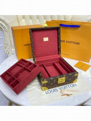 Louis Vuitton NICE JEWELRY CASE M44185 red