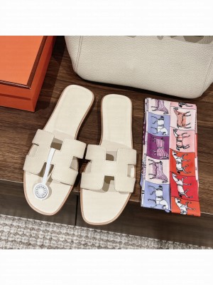 Hermes Oran Flat Slide Sandals 2023 Collection 022
