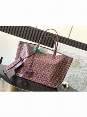 Goyard Saint Louis GM Bag Burgundy