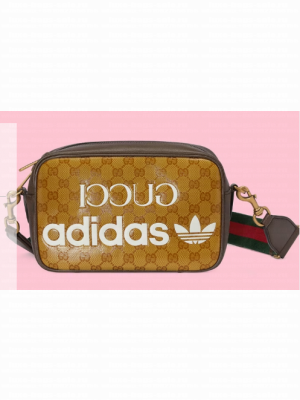 Gucci adidas x Gucci small shoulder bag 702427 brown