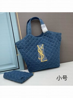 SAINT LAURENT SHOPPING Denim bag Y205321 blue