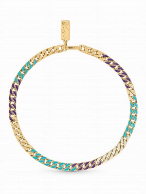 Louis Vuitton Lvxnba Chain Links Necklace MP3052 Golden