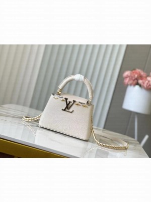 Louis Vuitton Capucines Mini M48864 white