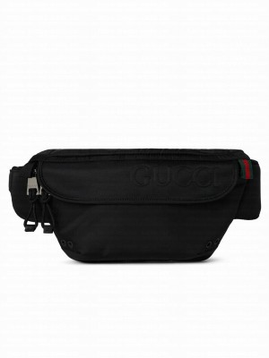 Gucci Small Belt Bag With Gucci Logo 804262 Black