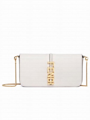 Fendi Fendigraphy Wallet On Chain 8BS076 Cream
