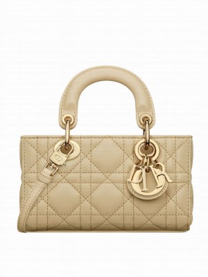 Christian Dior Micro Lady d-Joy Bag Apricot