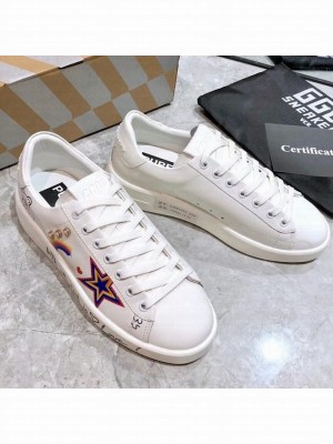 Golden Goose Graffiti White Calfskin Sneaker Spring/Summer 2021 Collection 45 