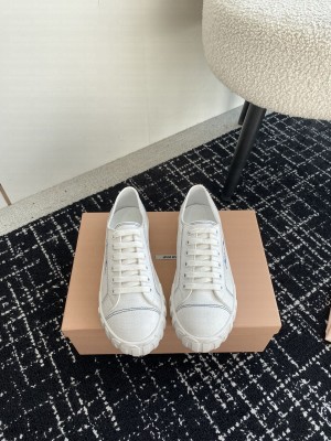 Miu Miu Canvas sneakers white