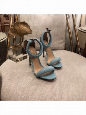 Gianvito Rossi BIJOUX 105/75 MM leather Sandals Spring/Summer 2021 Collection Blue
