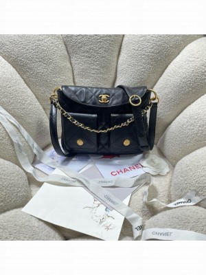 CHANEL MESSENGER BAG AS4743 black