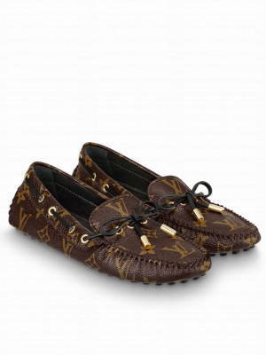 Louis Vuitton Women's Gloria Flat Loafer Brown