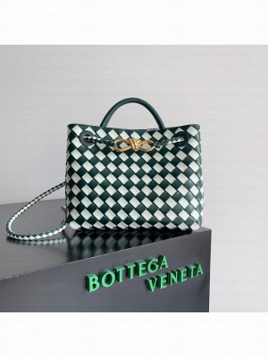 Bottega Veneta Small Andiamo 766014 white&green