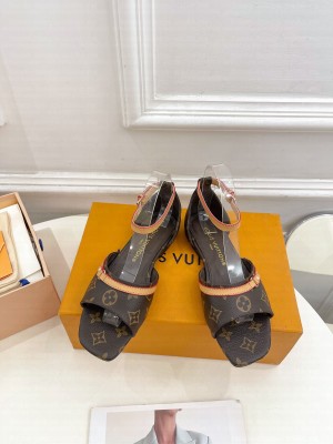 Louis Vuitton Women's Monogram Neo Revival Flat Brown