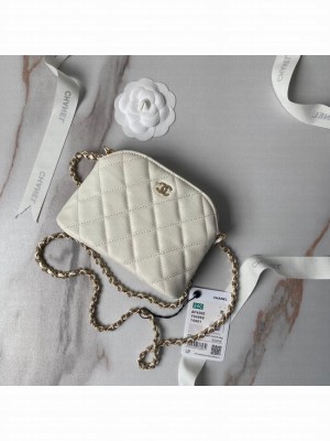 CHANEL CLUTCH WITH CHAIN AP4000 white