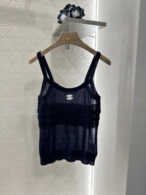 Chanel Knitted Top Black