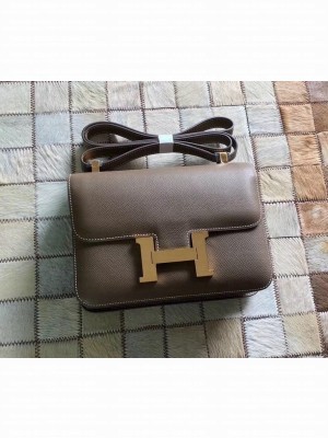 Hermes Constance 18/23 Bag in original Epsom Leather Graphite