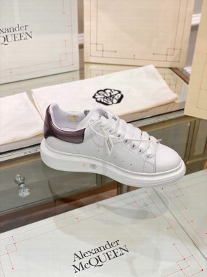 Alexander McQueen Oversized Platform Lace Up Creeper Sneakers Spring/Summer 2020 Collection, Metallic Silver